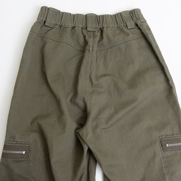 ✨ ARITZIA TNA Cargo Jogger Utility Cotton Twill Khaki Mossy Stone Green - Picture 13 of 15
